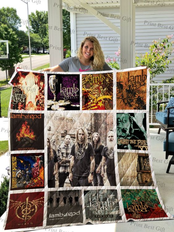 Lamb Of God Albums Cover Poster Quilt Blanket Bedding Set