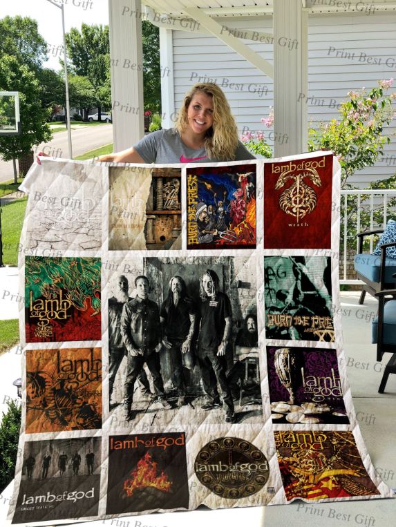 Lamb Of God Albums Cover Poster Ver Collected Quilt Blanket Bedding Set