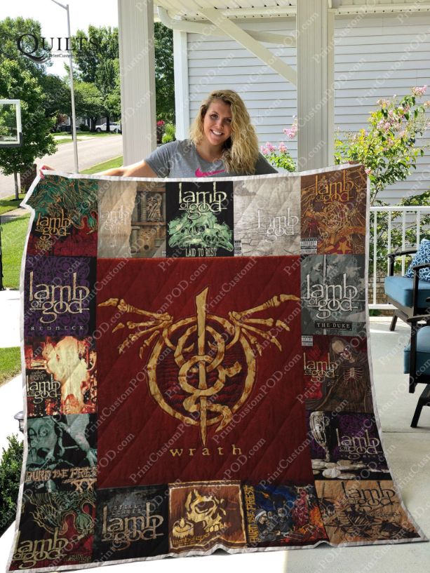 Lamb Of God Albums For Fans Ver Collection Quilt Blanket Bedding Set