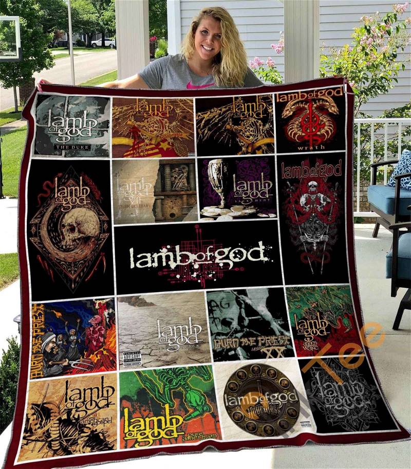 Lamb Of God Quilt Blanket Bedding Set With Pillowcase Option