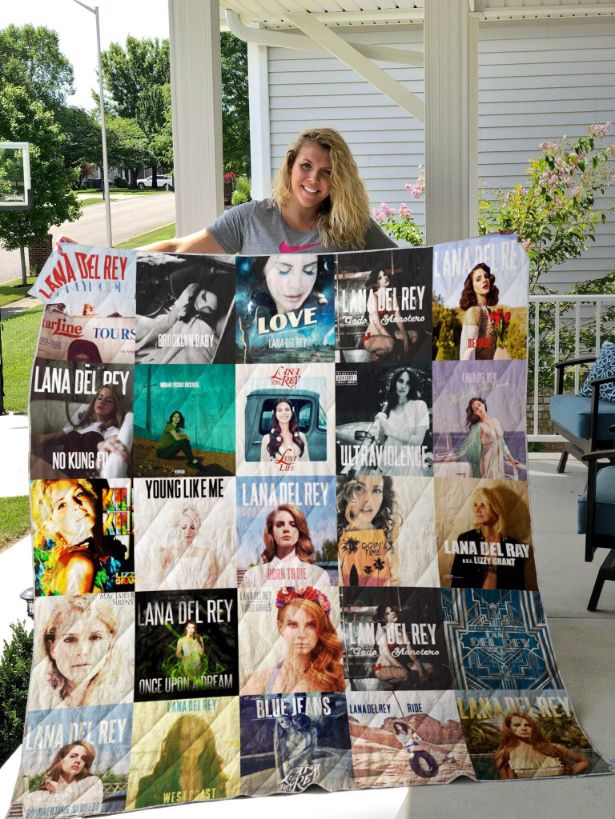 Lana Del Rey Albums For Fans Ver Collected Quilt Blanket Bedding Set