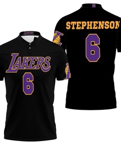 Lance Stephenson Lakers Jersey Inspired Style 3D All Over Print Polo Shirt