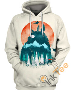 Landscape Of Totoro Hoodie 3D