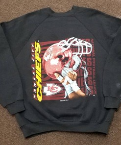Large 1996 Kansas city chiefs crewneck,90s Kansas city chiefs sweatshirt