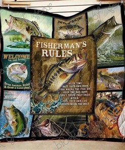 Largemouth Bass Quilt Blanket Bedding Set