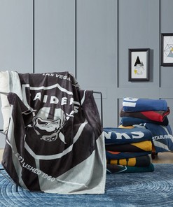 Las Vegas Raiders Fleece Blanket Sherpa Blanket Quilt Gift
