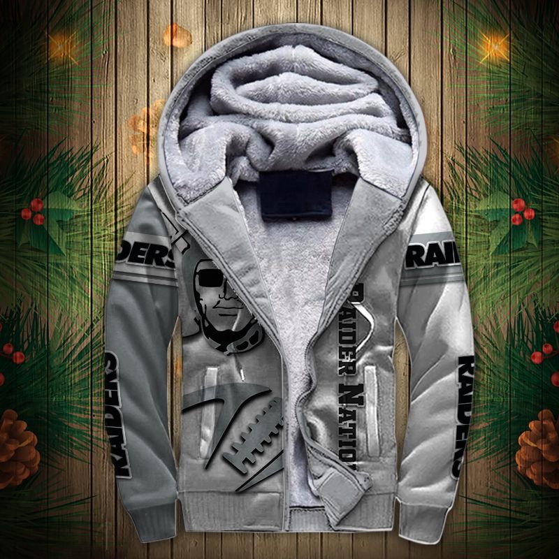 Las Vegas Raiders Fleece Hoodie 3D Graphic Balls