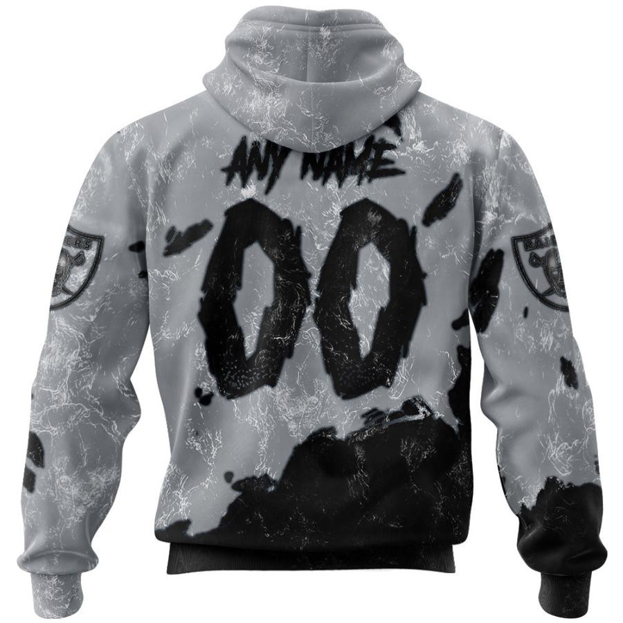 Las Vegas Raiders Hoodie 3D Devil Eyes Gift for Fans - Image 2