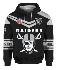Las Vegas Raiders Hoodie Cute Long Sleeve Zip Hoodie for Fans