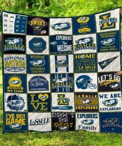 Lasalle Explorers Ncaa Collection Combined Quilt Blanket Bedding Set