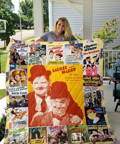 Laurel And Hardy Style Collected Quilt Blanket Bedding Set