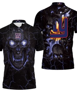 Lava Skull New York Giants 3d Jersey Polo Shirt All Over Print Shirt 3d T-shirt