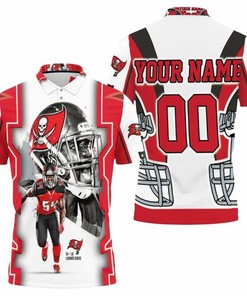 Lavonte David 54 Tampa Bay Buccaneers Nfc South Division Champions Super Bowl 2021 Personalized Polo Shirt