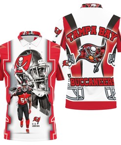 Lavonte David #54 Tampa Bay Buccaneers Nfc South Division Champions Super Bowl 2021 Polo Shirt All Over Print Shirt 3d T-shirt
