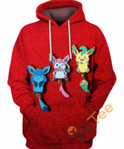 Leafeon Sylveon Glaceon Hoodie 3D