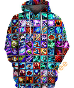 League Of Legends Icons Hoodie 3D