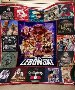 Lebowski Quilt Blanket Bedding Set With Pilliwcase Option