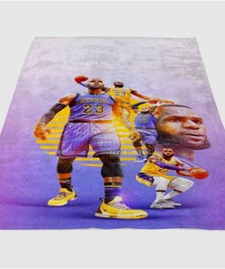 Lebron James Sherpa Fleece Blanket Gifts for Family, for Couple
