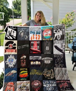 Led Zeppelin Quilt Blanket Bedding Set for Home Décor