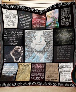 Led Zeppelin Songs Quilt Blanket Bedding Set for Home Décor