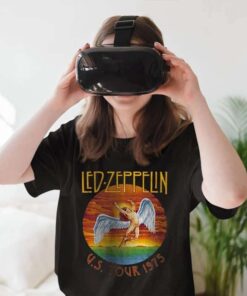 Led Zeppelin Us Tour 1975 Vintage Unisex T-Shirt