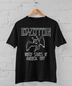 Led Zeppelin Usa 1977 Tour Kelly T-Shirt