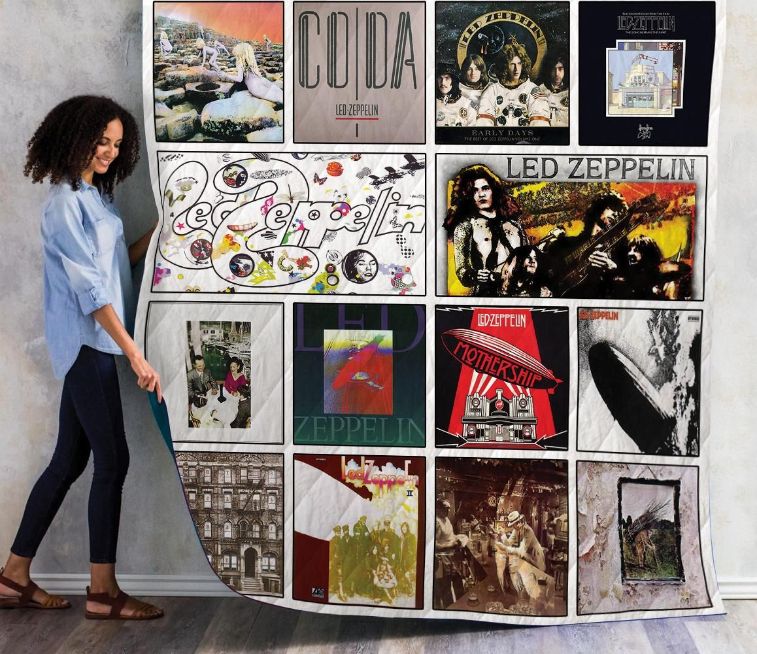 Led Zepplin Mothership Best Collection Quilt Blanket Bedding Set