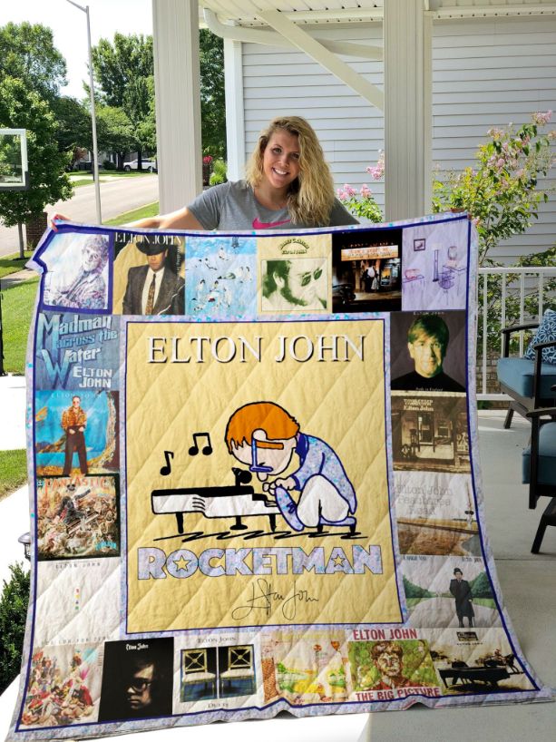 Elton Albums Quilt Blanket #14