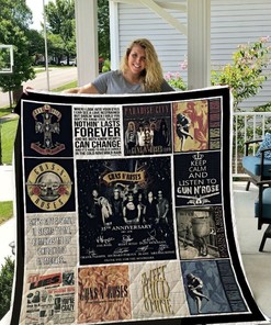 Legend Guns N Roses Graphics Quilt Blanket Bedding Set