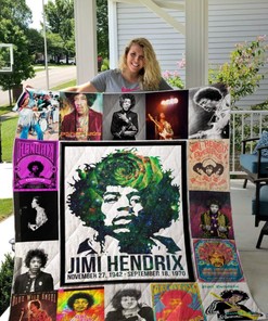 Legend Jimi Hendrix Collection Quilt Blanket Bedding Set