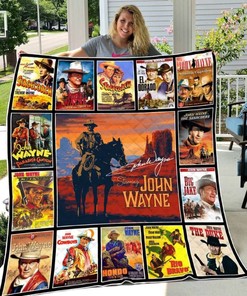 Legend John Wayne Style Collected Quilt Blanket Bedding Set