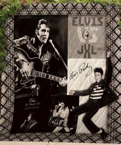 Legend King Elvis Presley Quilt Blanket Bedding Set