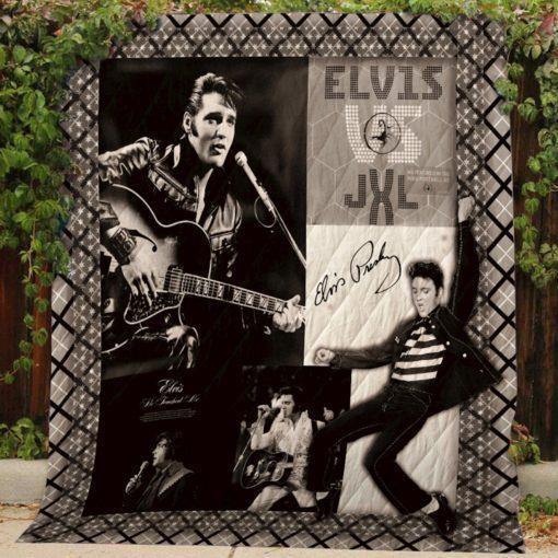 Legend King Elvis Presley Quilt Blanket Bedding Set
