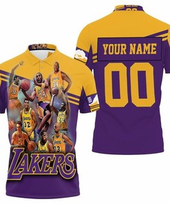 Legend Of Los Angeles Lakers Western Conference Nba Personalized 3D All Over Print Polo Shirt