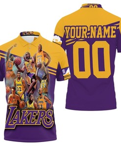 Legend Of Los Angeles Lakers Western Conference Nba Personalized Polo Shirt All Over Print Shirt 3d T-shirt