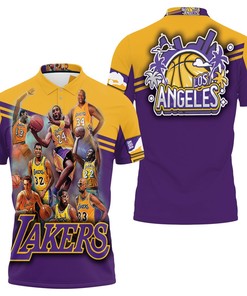 Legend Of Los Angeles Lakers Western Conference Nba Polo Shirt All Over Print Shirt 3d T-shirt