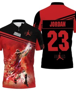 Legend Of Nba Michael Jordan 23 Chicago Bulls Polo Shirt All Over Print Shirt 3d T-shirt