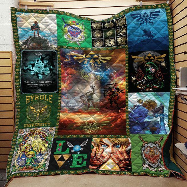 Legend Of Zelda Collage All Season Plus Size Quilt Blanket Bedding Set