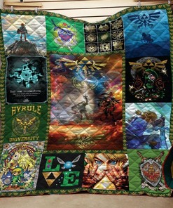 Legend Of Zelda Collage Quilt DUP