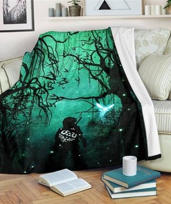 Legend Of Zelda Intoest Sherpa Fleece Blanket Gifts for Family, for Couple