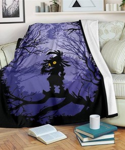 Legend Of Zelda Majora's Mask Darkness Sherpa Fleece Blanket Gifts for Family, for Couple