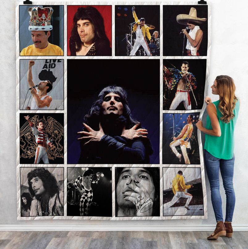 Legends Never Die Freddie Mercury Collection Quilt Blanket Bedding Set