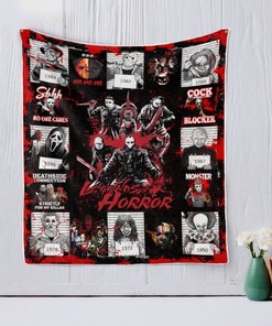 Legends Of Horror Movie Characters Quilt Blanket Bedding Set
