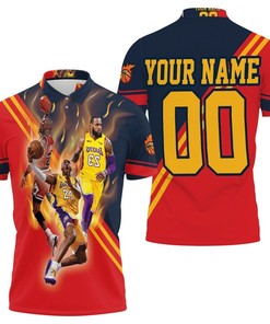 Legends Of Nba Signatures Personalized 3D All Over Print Polo Shirt