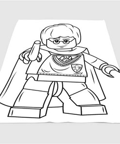 Lego Harry Potter Sherpa Fleece Blanket Gifts for Family, for Couple