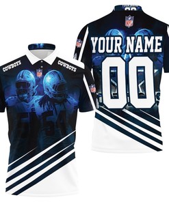 Leighton Vander Esch & Jaylon Smith Dallas Cowboys 3d Personalized Polo Shirt All Over Print Shirt 3d T-shirt