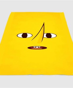 Lemongrab Adventure Time Sherpa Fleece Blanket Gifts for Family, for Couple
