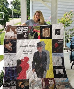 Leonard Cohen Albums For Fans Ver Collection Quilt Blanket Bedding Set