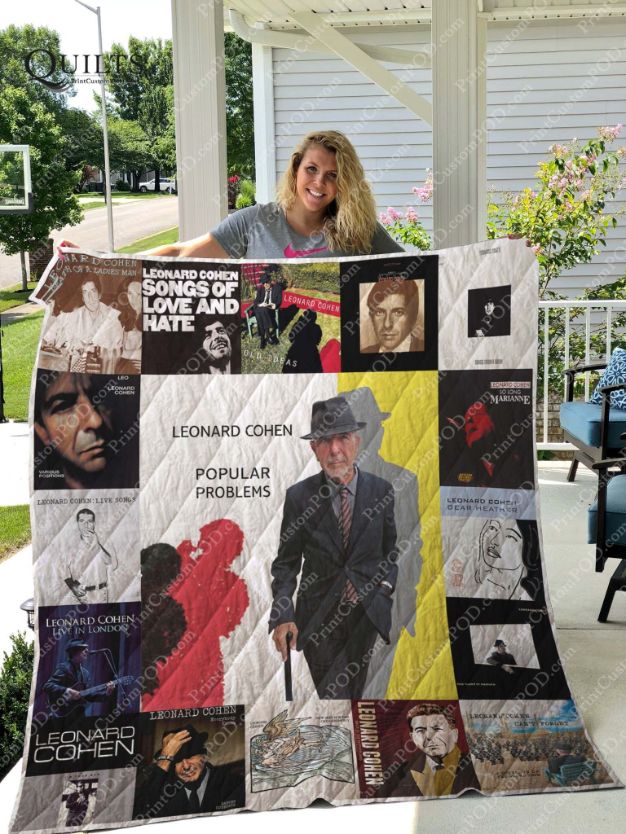 Leonard Cohen Albums For Fans Ver Collection Quilt Blanket Bedding Set