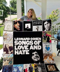 Leonard Cohen Quilt Blanket Bedding Set